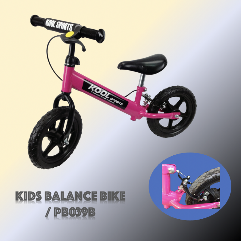 PB039B - 12" Kids balance bike (with brake)